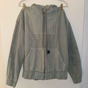 BDG Skate Hooded Zip-Front Jacket